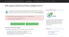 Desktop Screenshot of leadcertificationct.com
